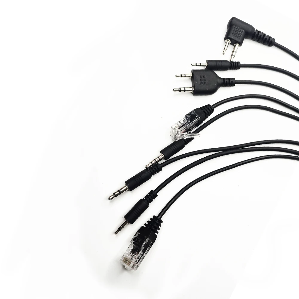 Фото Универсальный многофункциональный USB-кабель для программирования 8 в 1, для рации Baofeng TYT Kenwood Yaesu HYT, двусторонние радиостанции №2