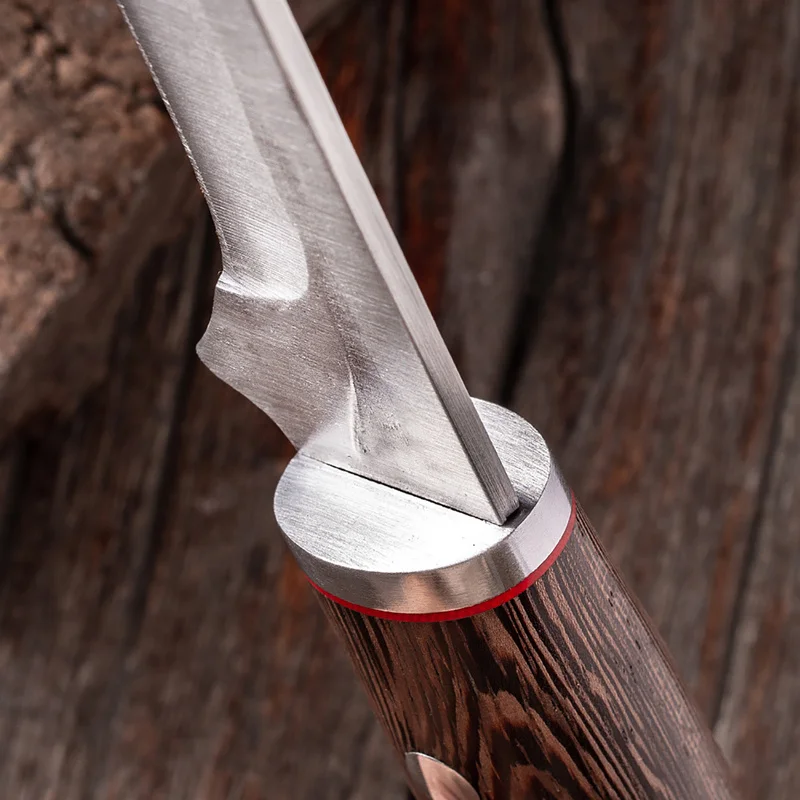 Кованый нож из нержавеющей стали кухонный мясной для резки фруктов арбуза рыбы