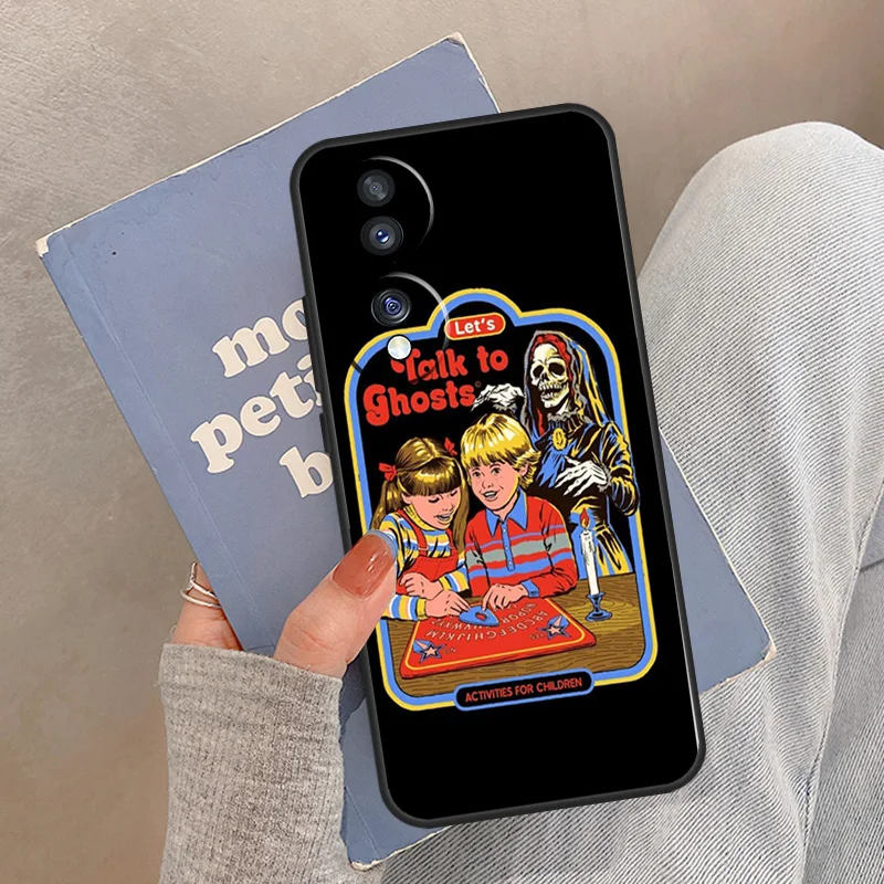 Фото Забавный чехол на Хэллоуин с Сатаной для Honor Magic 7 6 5 8 Pro, Honor Win RT X9d X9c X9b X9a X8c X8b 70 90 200 400 Lite №2