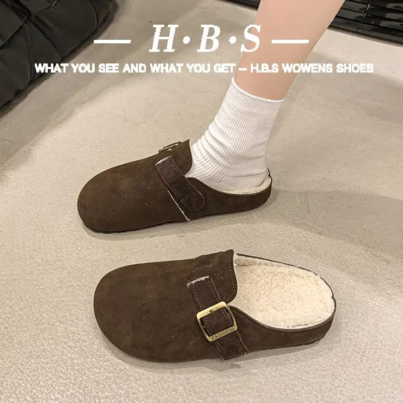 Женская обувь домашние тапочки шлепанцы на платформе с закрытым носком зимняя 2024