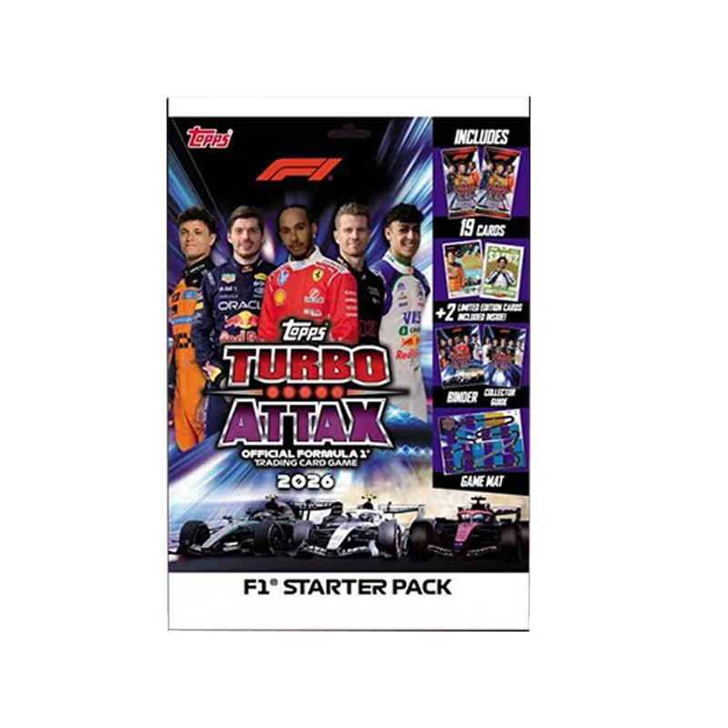 Новая эра 2026 года: коллекционные карточки Topps Turbo Attax Formula 1. В каждом пакете 12 карт. В наличии. (art.: 3920dc6edbab4) - 3920dc6edbab4