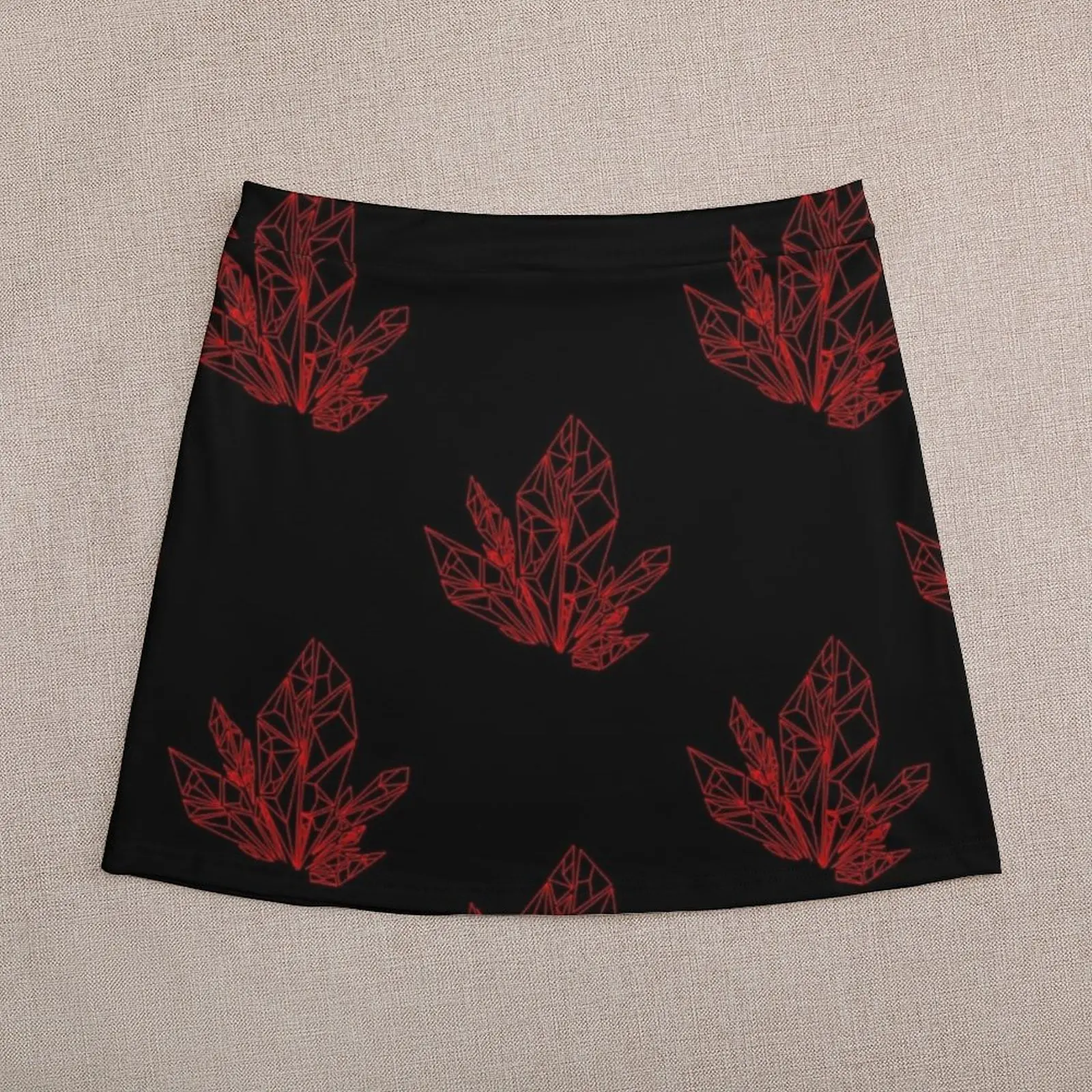 Красная мини-юбка лириума v1 женские юбки Летняя женская одежда корейская мода