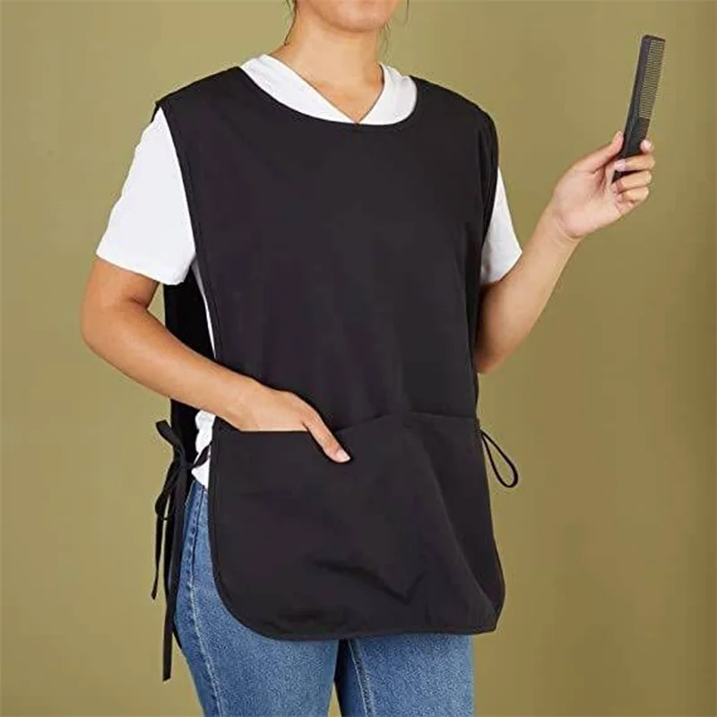 Фартук для парикмахера рабочая одежда уборка женский фартук с карманами