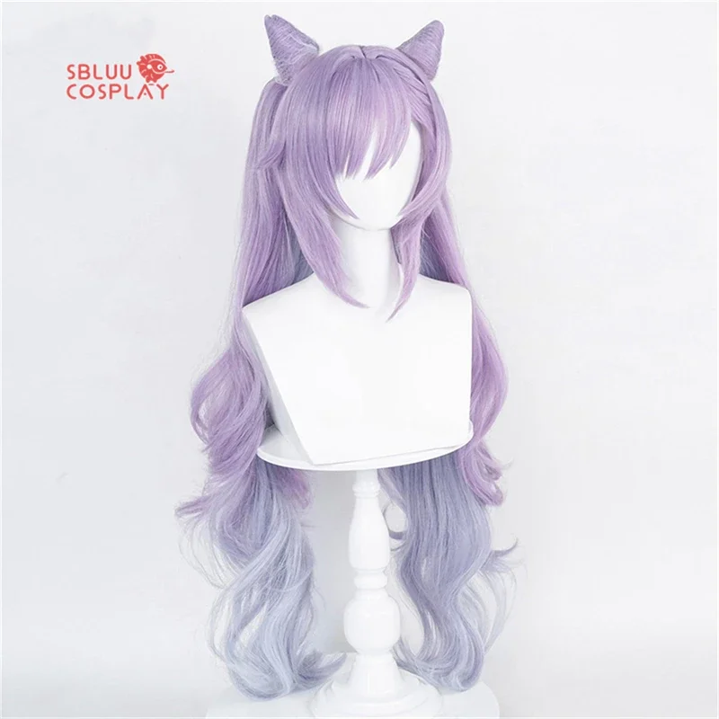 SBluu Косплей Genshin Impact Keqing Парик