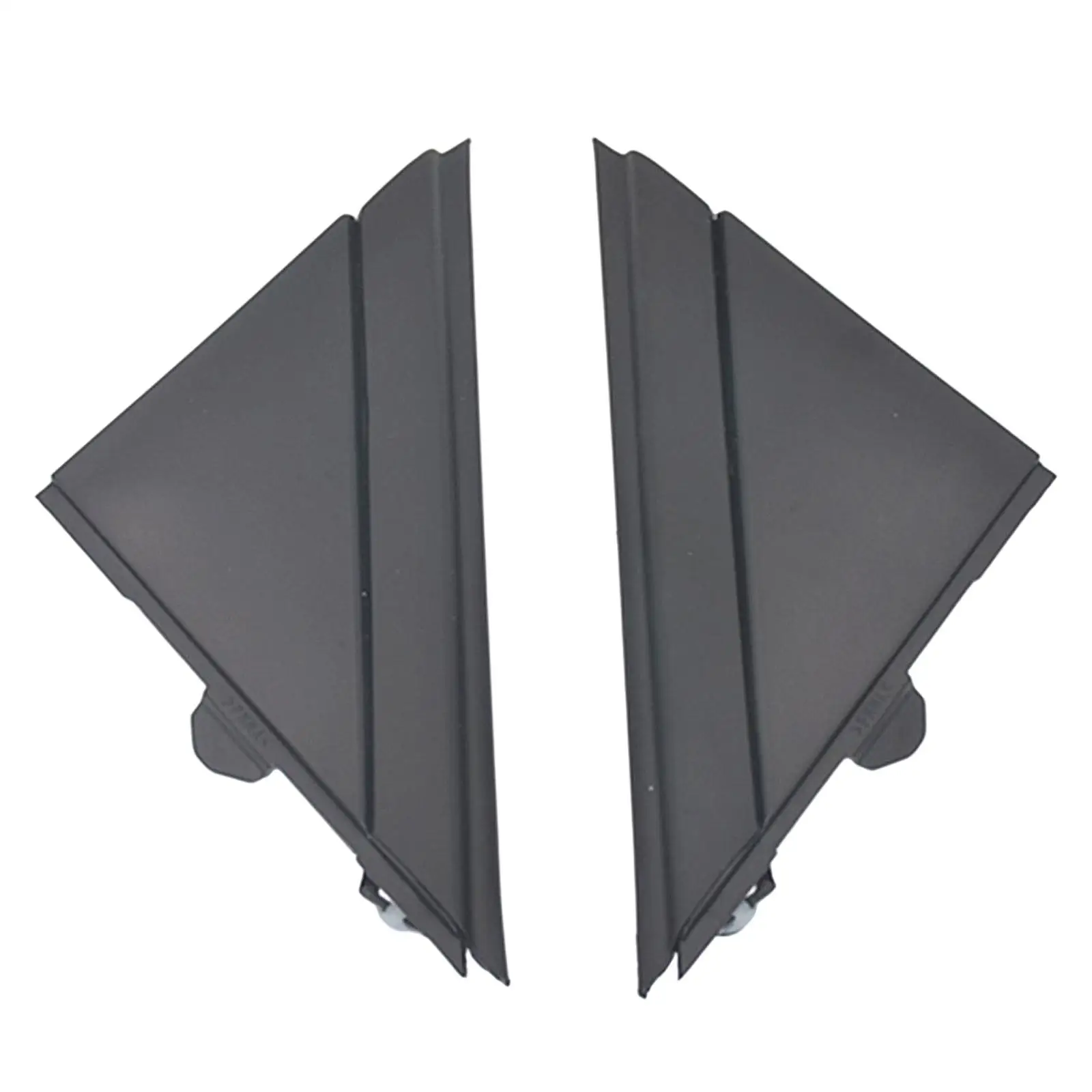

2x Moldings Triangle cover Mirror Flag Covers for Fiat 500 2012-2017