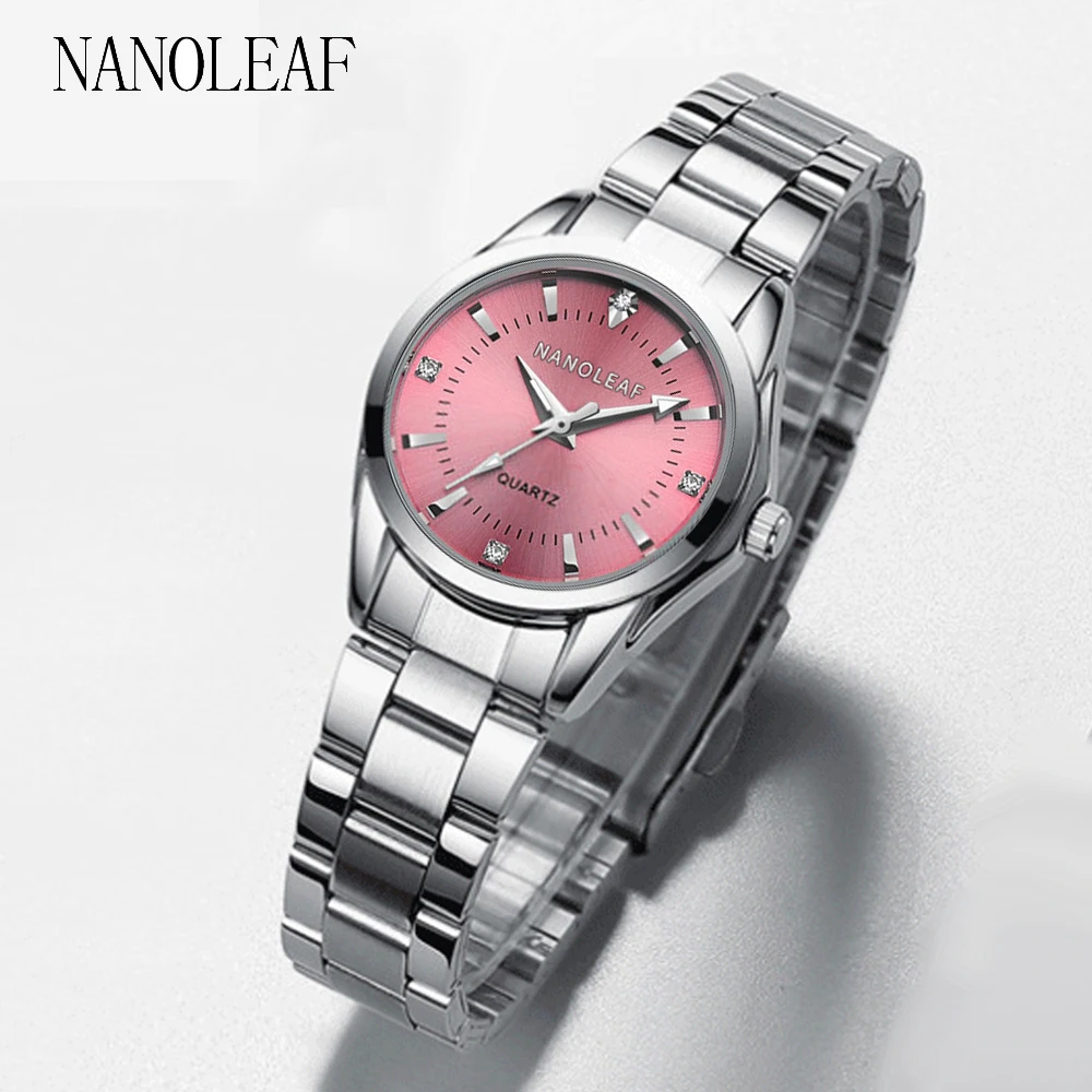 

Fashion Ladies Round Watch Small Ladies Quartz Watch Stainless Steel Waterproof Bracelet Simple Pink,Silver,Black,Rose Gold Dial