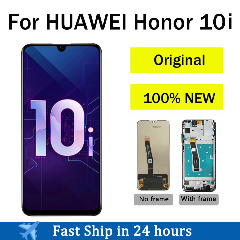 

Applicable to Huawei Honor 10i screen touch screen display, AUMOOK 6.21-inch high-quality LCD, and Honor 10 lite LCD+frame repla