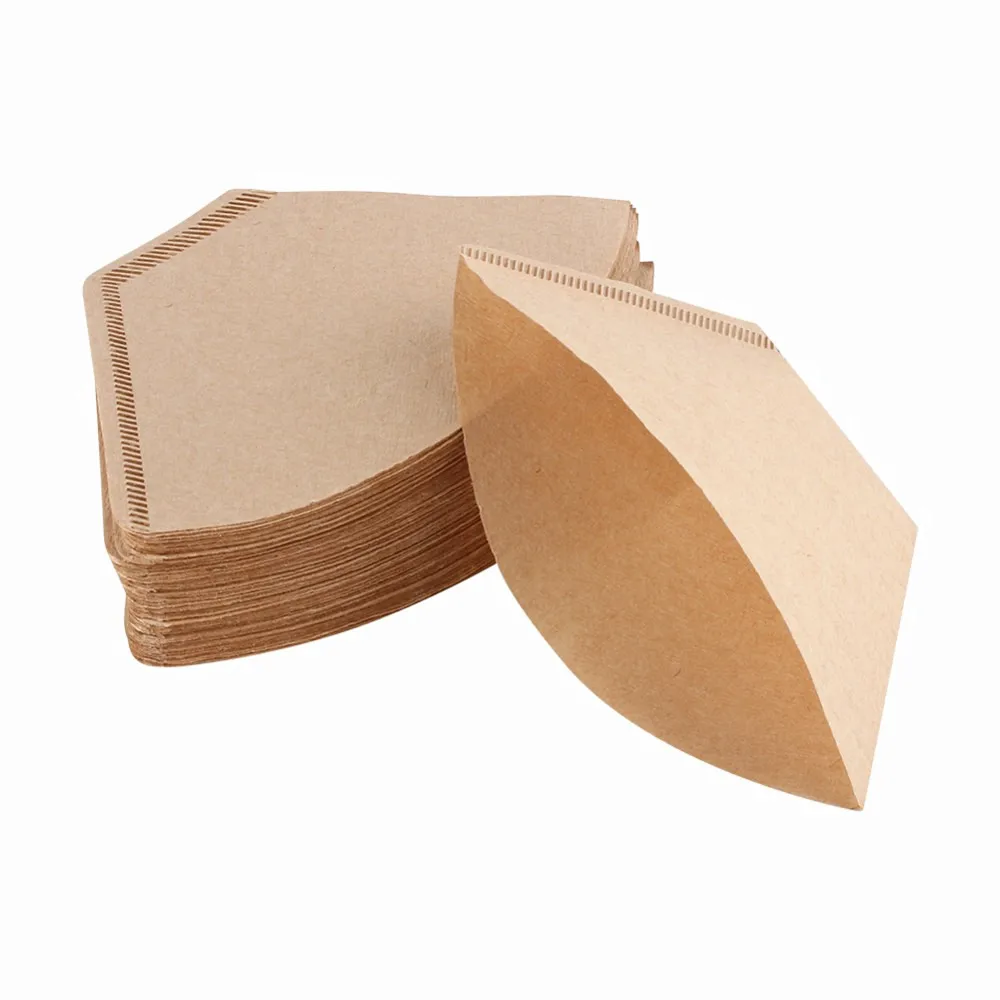 

Environmentally Friendly Log Pulp Paper Coffee Filter Coffee Brewing Filter Hourglass Bag Kitchen Office Tools Screening Bag