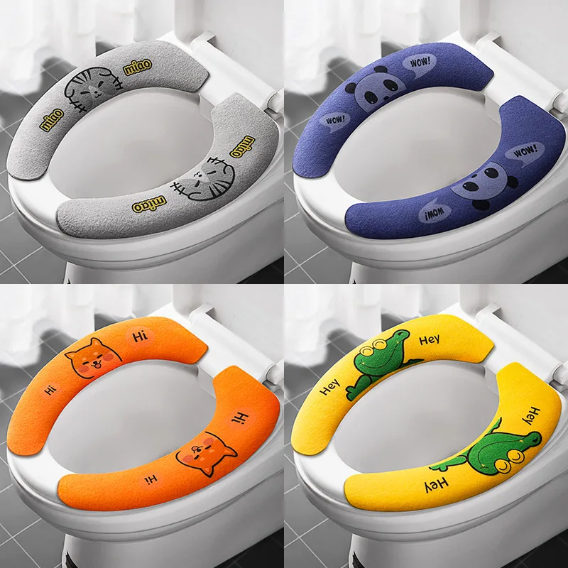 

Household Toilet Paste Type Summer Toilet Seat Cushion Four Seasons General Waterproof Toilet Pad Can Be Cut Type Toilet Paste