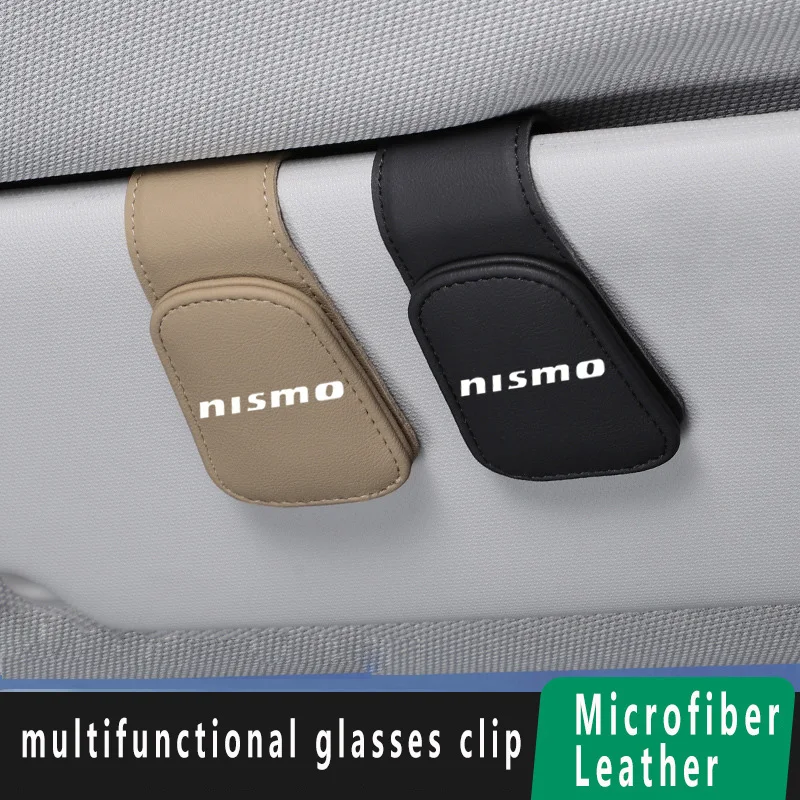 Car Eyeglass Holder Glasses Storage Clip For Nissan Nismo Qashqai Juke Leaf Micra Sentra Patrol Maxima Murano JUKE Accessories