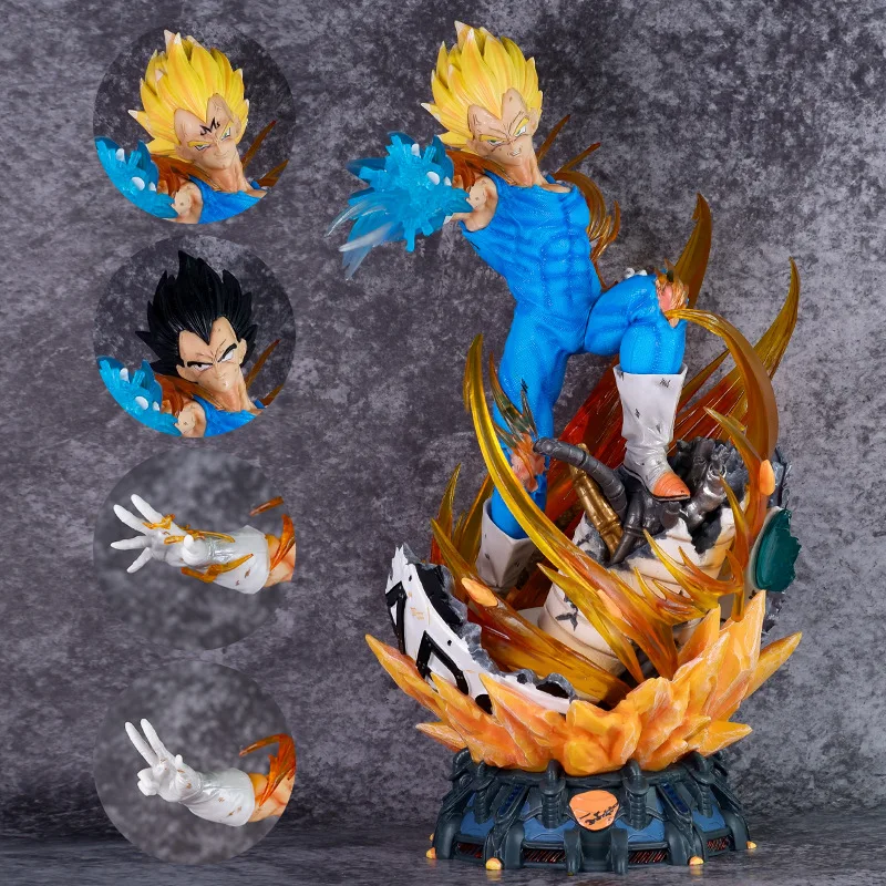 

42cm Dragon Ball Vegeta IV Figure Super Saiyan Manga Statue LX Big Figures GK Anime Action Figurine Model Collection Gift Toys