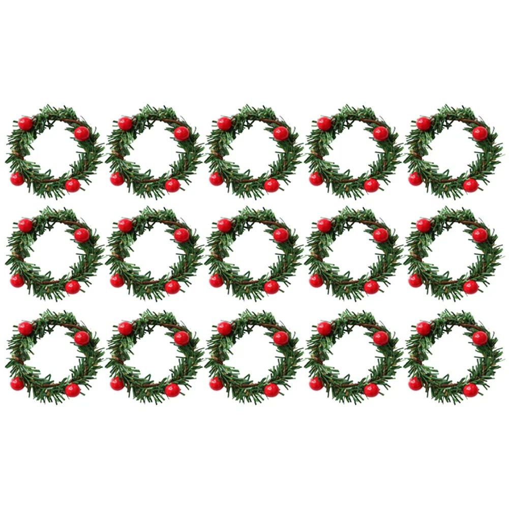 

15 шт., декоративное кольцо для салфеток в виде красных фруктов