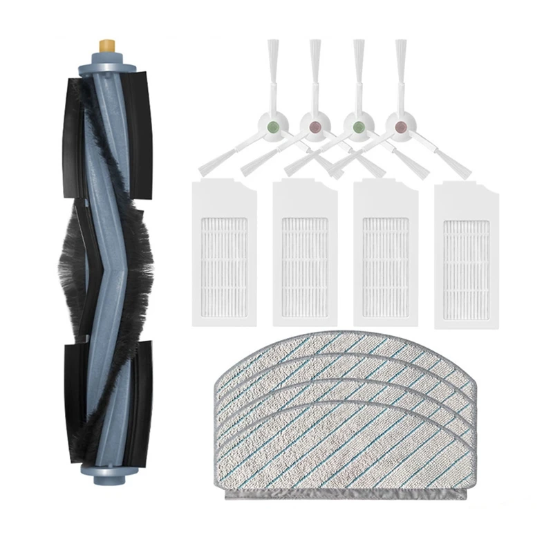 

Replacement For ECOVACS DEEBOT T10 PLUS Robot Vacuum Cleaner Spare Parts Accessories Main Brush Side Brush Mop Rag