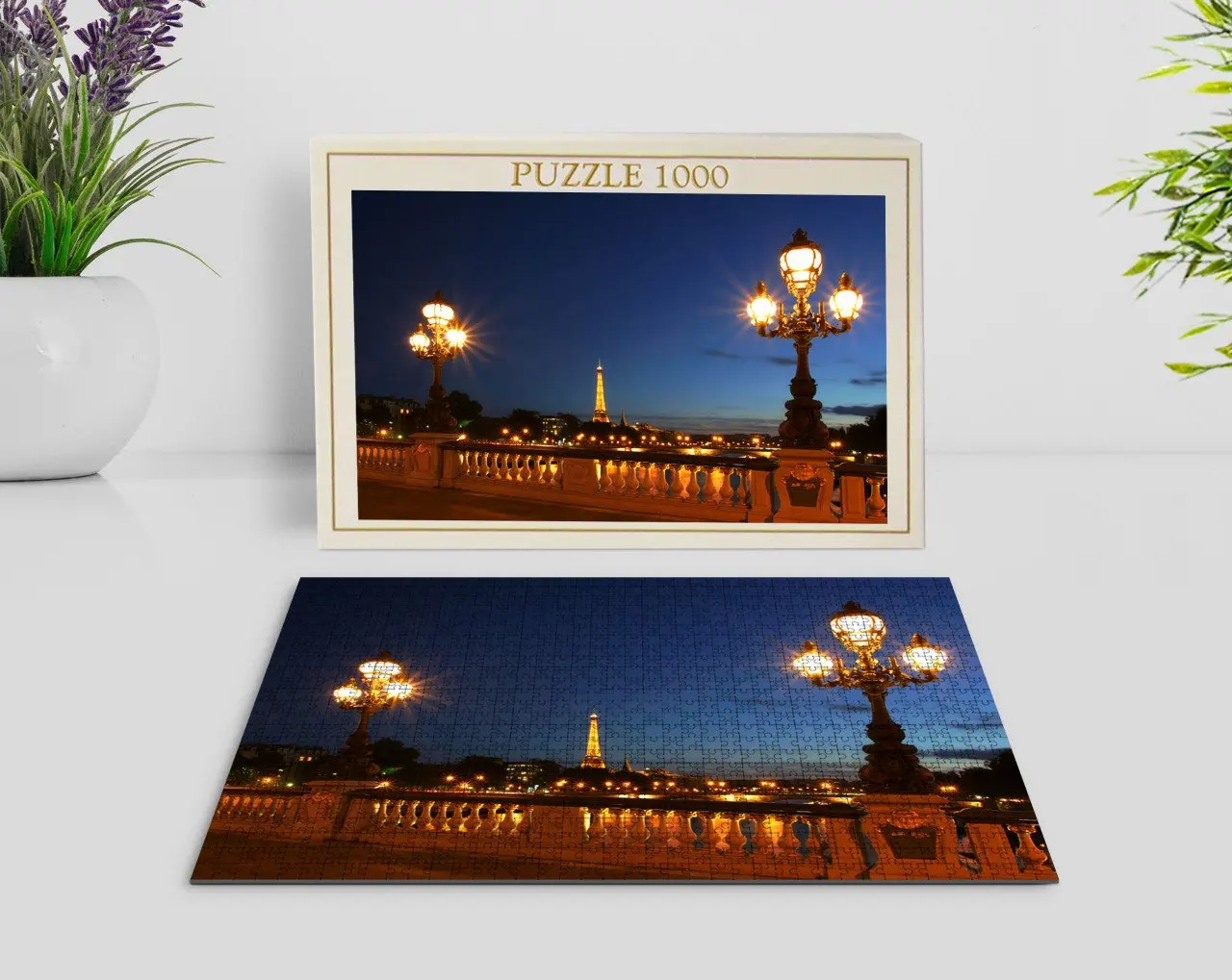 

BK домашний Парижский пейзаж 1000 шт. Профессиональный пазл-4