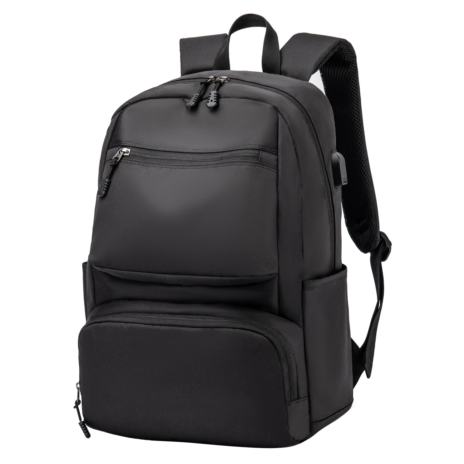 

Водонепроницаемый деловой рюкзак для мужчин, большой мужской портфель с USB-зарядкой и отделением для ноутбука 15,6 дюйма, школьный ранец