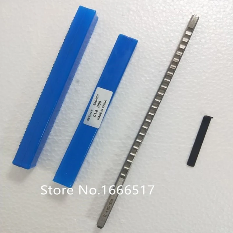 Высокое качество HSS Keyway Broach метрический размер 6 мм режущий инструмент C1 Push-Type H # -