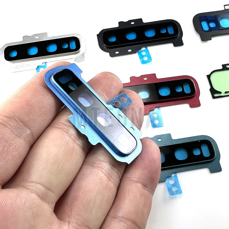 Стеклянная крышка объектива задней камеры S10 + с держателем рамки запасные части