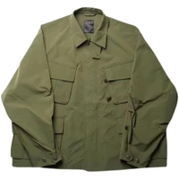 japanese outdoor functional loose multi pocket jacket mens and womens cityboy casual four bag military green shirt coat