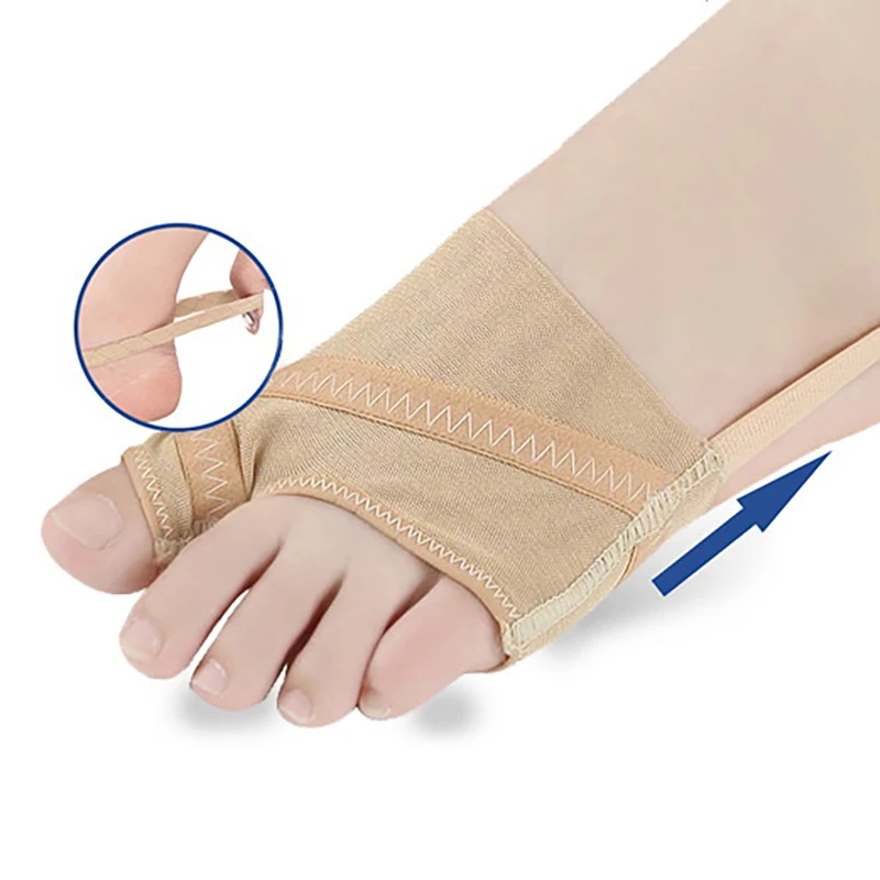 

1Pair Big Toe Separator Bunion Corrector Hallux Valgus Correction Device Bone Thumb Orthopedic Forefoot Pad Foot Straightener