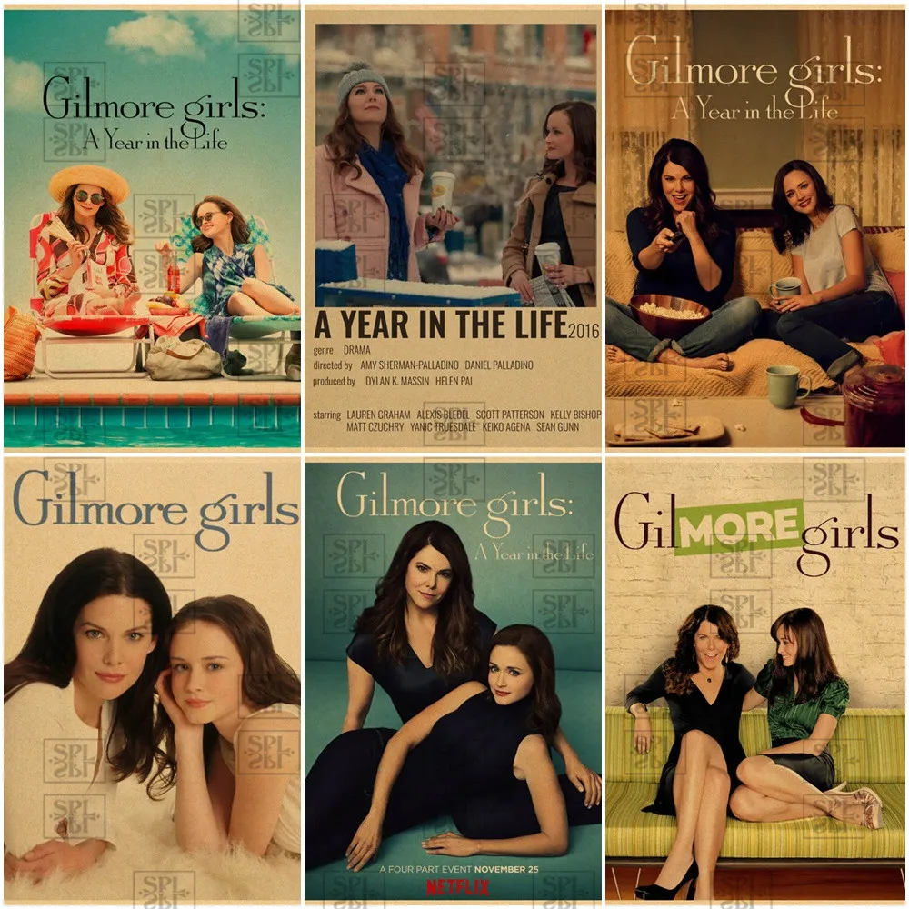 

Gilmore Girls Movie Metal Print Plates Pop Tv Show Tin Sign Plaques Man Cave Pub Bar Sign Metal Wall Decor Tin Sign Posters