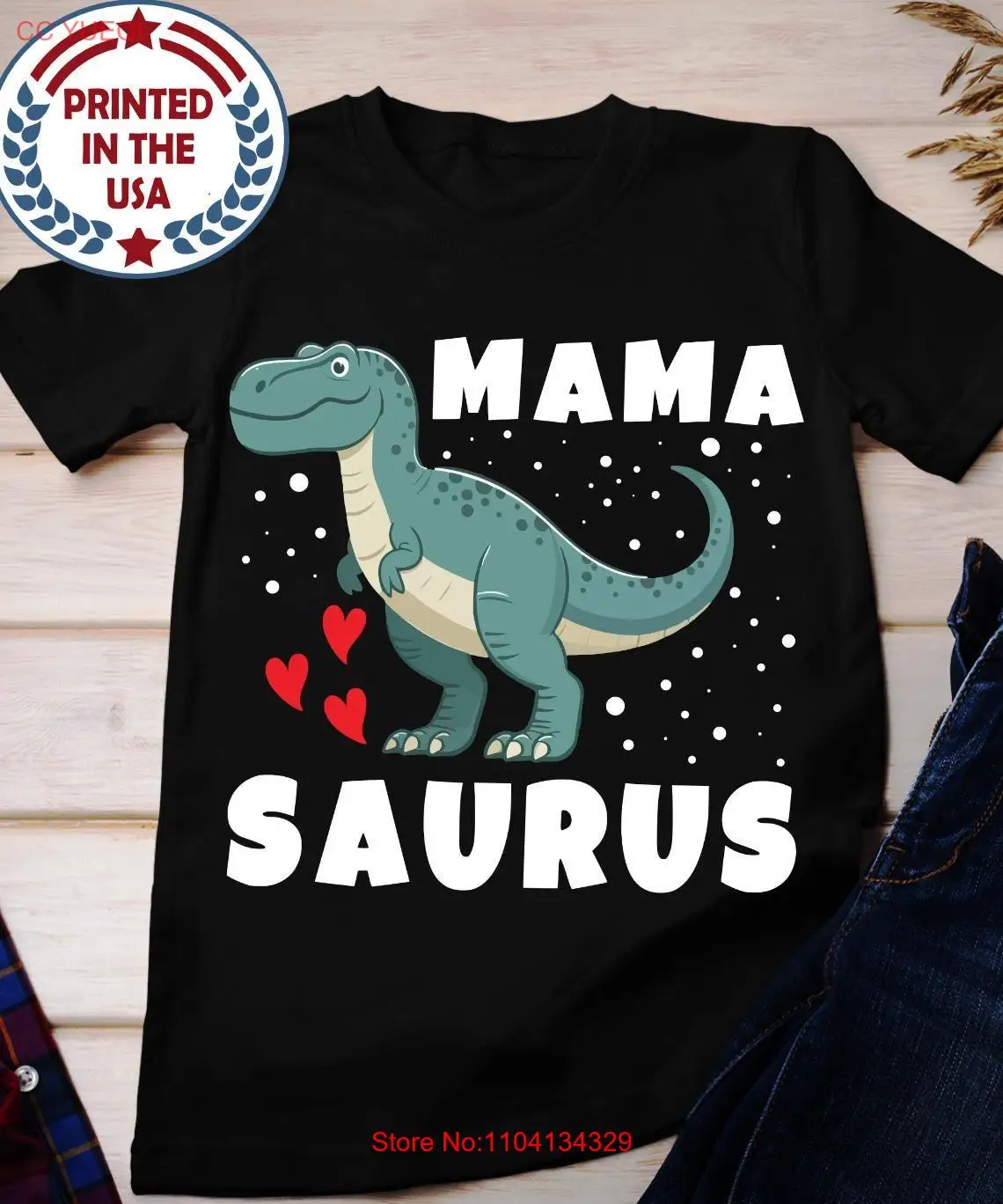 Футболка Мама Сайрус Я люблю свою маму на День матери Рождество динозавр с