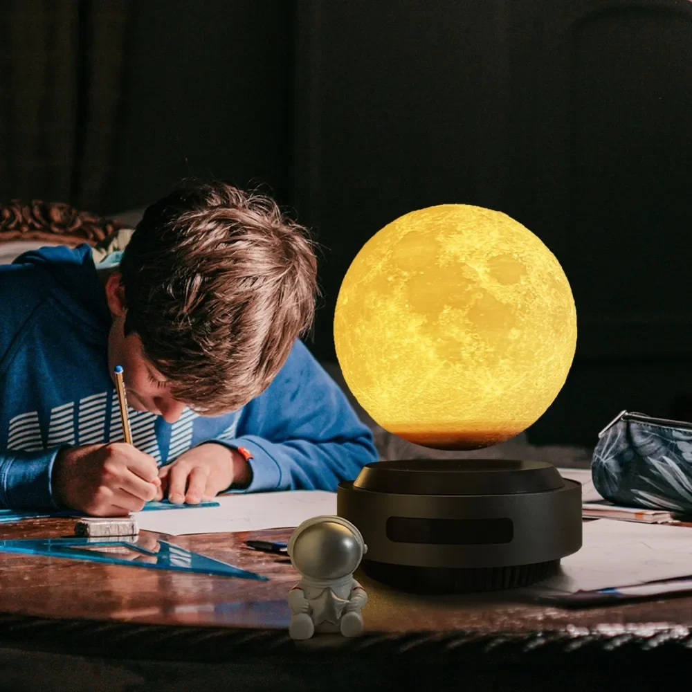 Лампа в виде Луны ночник с 3D рисунком светильник регулируемой яркостью