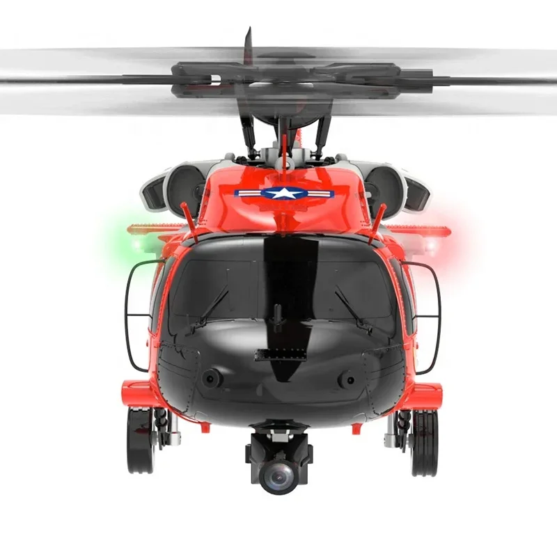 YXZNRC F09S UH60 1/47 масштаб Heli Copter 2 4 ГГц Flybarless RC игрушка RTF с GPS гироскопом 3D 6G система 5 8G
