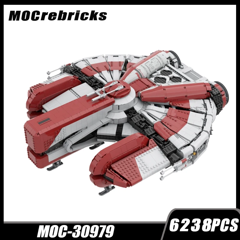 Космическая серия Moive, Ebon Hawk, робот, военный корабль MOC, строительные блоки, модель, кирпич, игрушки для детей, день рождения, подарки шт.