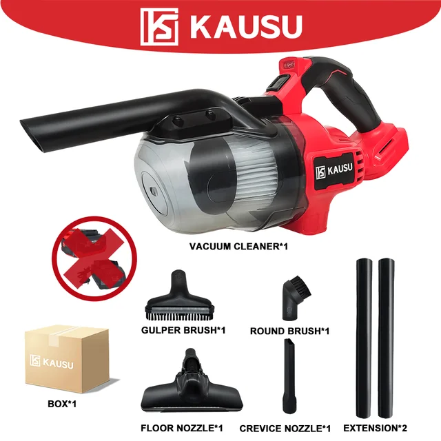 Портативный беспроводной пылесос KAUSU для Makita 18В