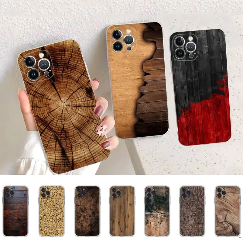 

Carved Wood Phone Case Silicone Soft for iphone 14 13 12 11 Pro Mini XS MAX 8 7 6 Plus X XS XR Cover