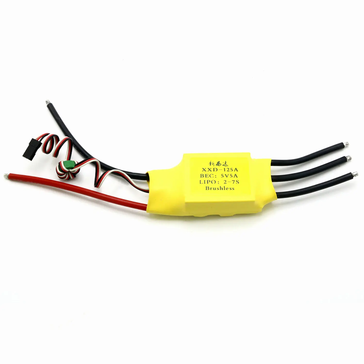 Оригинальный бесщеточный ESC XXD 10A, 15A, 20A, 30A, 40A, 50A, 60A, 70A, 80A, 100A, 125A, 200A BEC / OPTO для радиоуправляемого многовинтового самолета, запчасти «сделай сам»