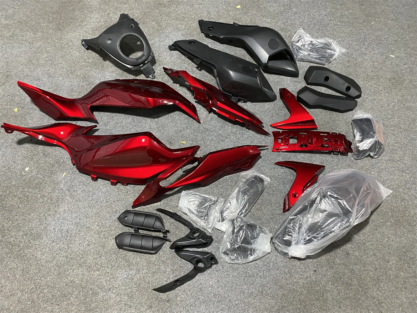 Мотоциклетный обтекатель для Yamaha MT-07 13-16 лет MT 07 2013 2014 2015 2016 красный черный