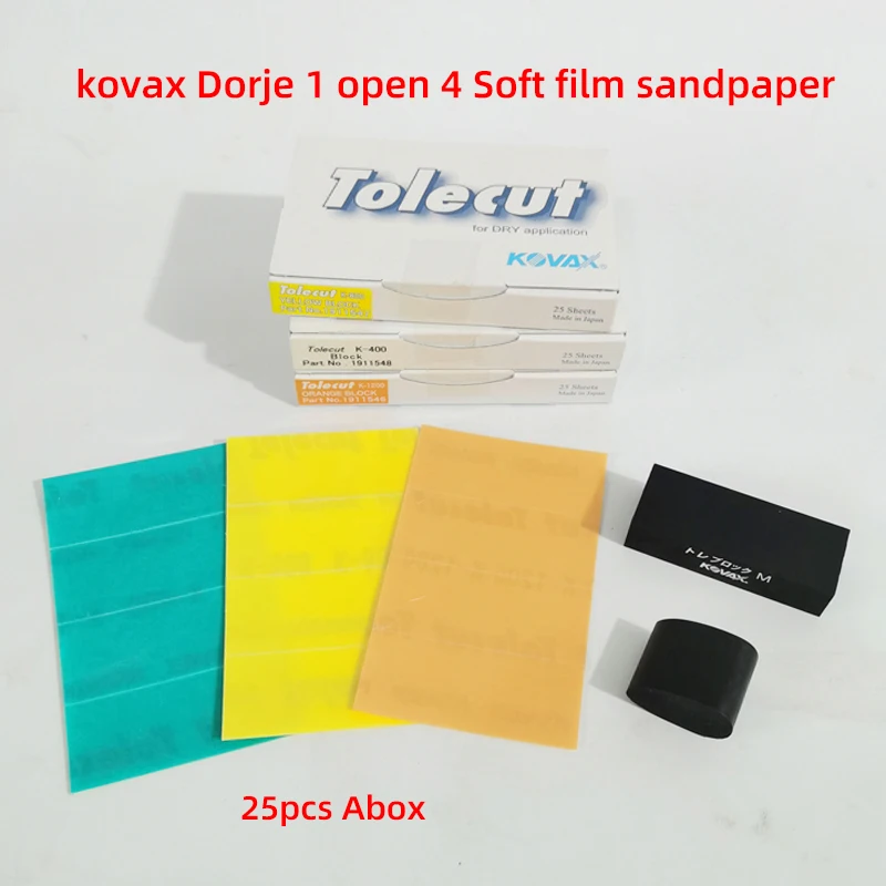 25PCS Japan KOVAX Point Sanding Paper 1 Point 4 Car Spray Paint Small Patch Quick Polishing Grinding Dry Sanding Sand Back Tape