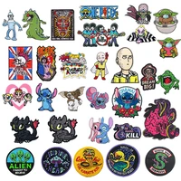 cute cartoon embroidery badge clothing repair patch ironing patches childrens clothing decorative patch anime sticker