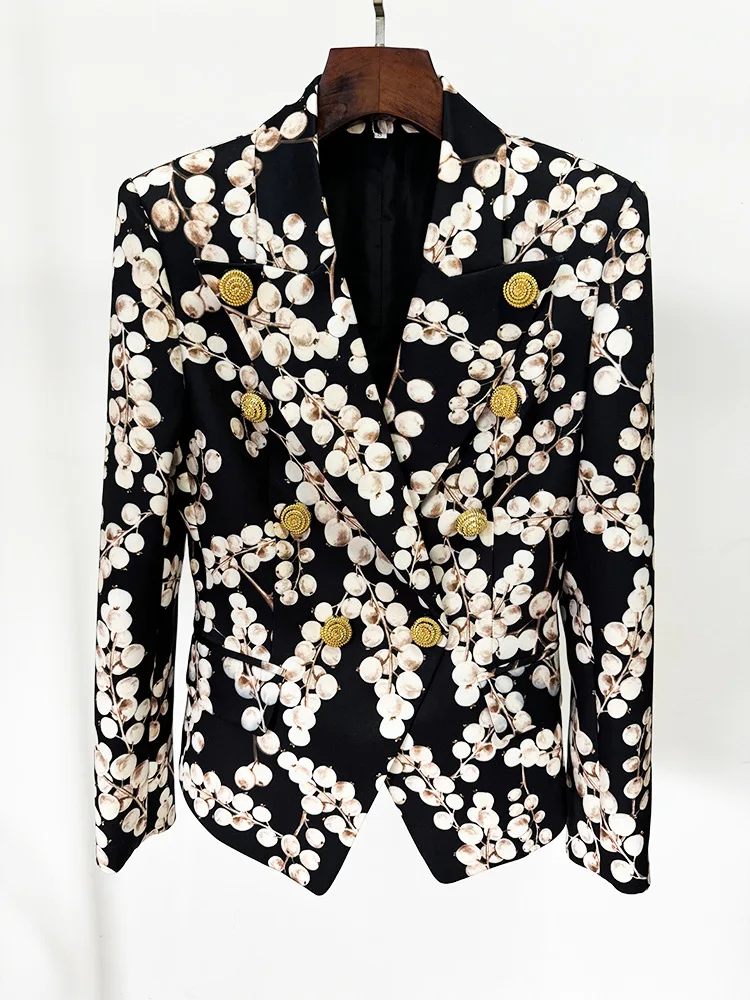 Фестивальные наряды Тенденции Брюки с цветочным принтом Куртка 2024 Новая мода