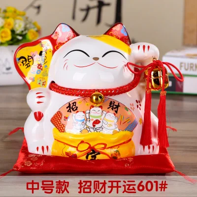

A Japanese Lucky Cat Decoration Opening Ceramic Piggy Bank Lucky Cat Wedding Birthday Gift shop opened creative