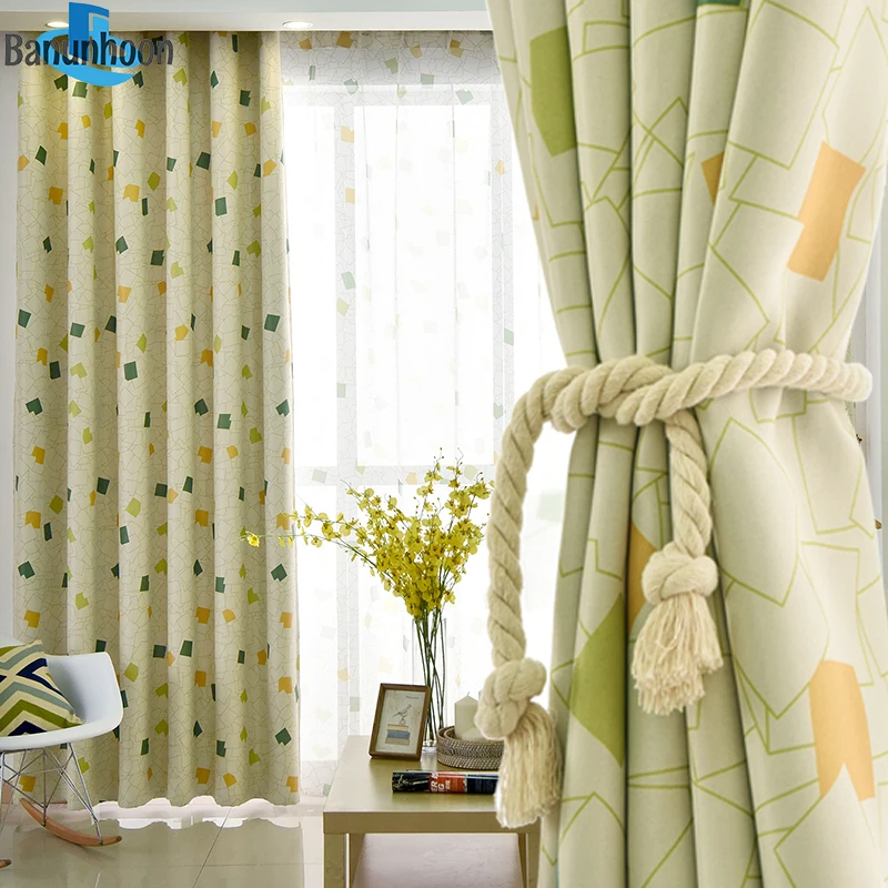 Модные пасторальные шторы с бриллиантами для детской спальни декоративные