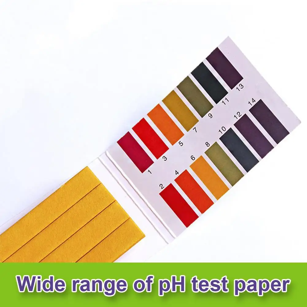 

1 Set=80 pH Professional Litmus Paper Test Strips Water Controller 1-14st Cosmetics Soil Universal Indicator Test Tools 1/2/4pcs