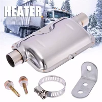 60cm car stainless steel material exhaust pipe corrugated round pipe parking silencer diesel heater silver