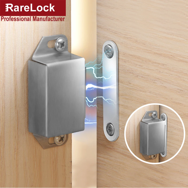 

Magnetic Latch of Stainless Steel Cabinet Door Suitable for Wardrobe Shoe Cabinet and Storage Cabinet Rarelock MA008 F