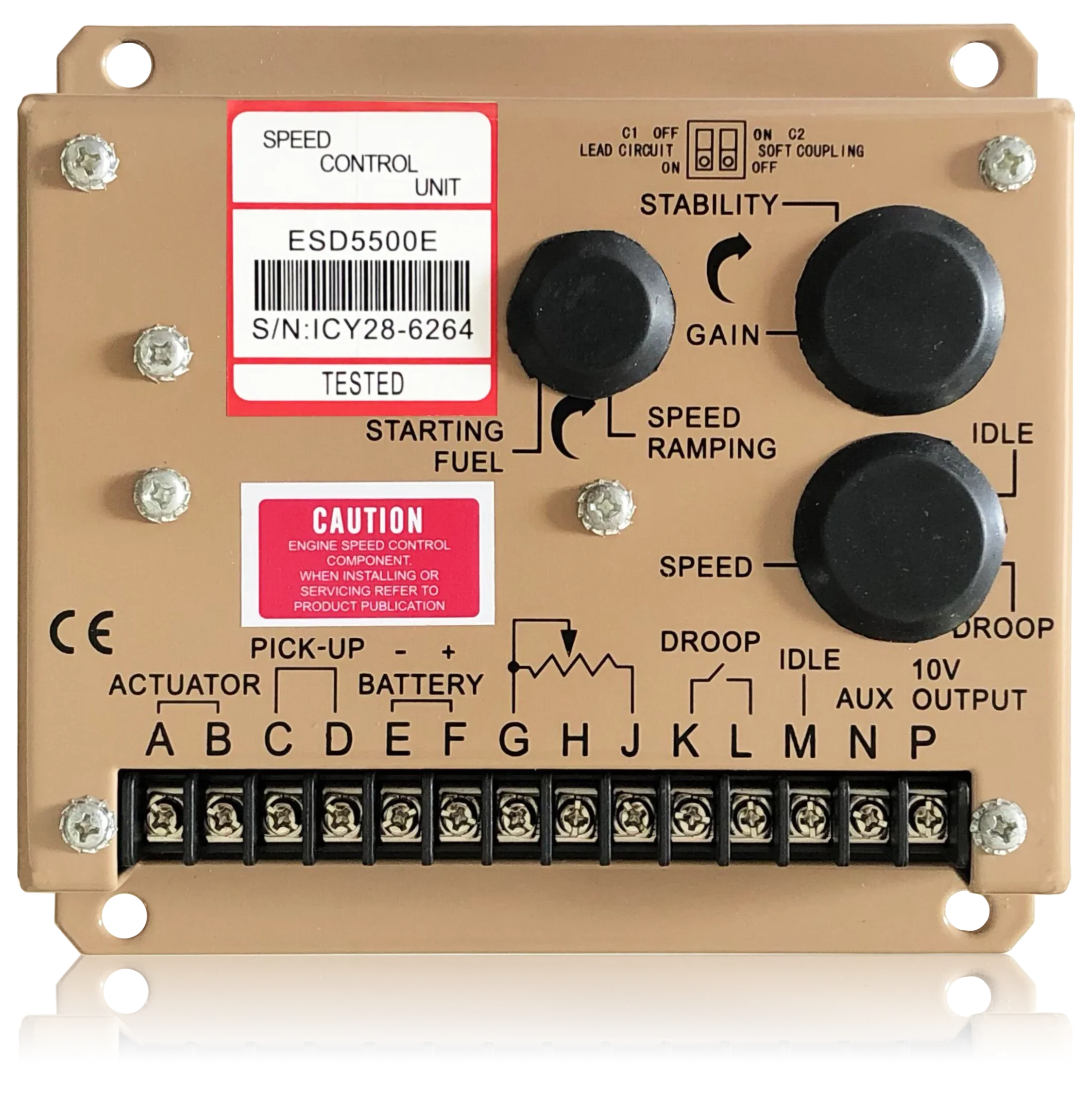 ESD5500E регулятор скорости дизельного генератора привод двигателя uni магнитный