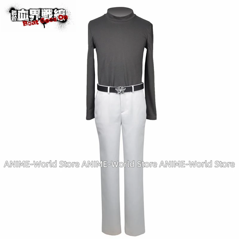 Унисекс аниме Cos Blood Blockade Battlefront Zapp Renfro повседневная униформа костюм парик