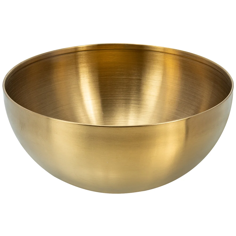 

Salad Mixing Bowl Convenient Serving Snack Bowls Fruit Rice Stainless Steel Cooking Baking