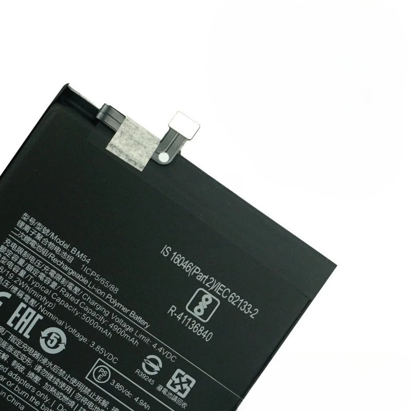 Фото Аккумулятор BM54 для Xiaomi Mi Note 9 5G/9T, 0 циклов, высокое качество, полная емкость, сменный, класс А, с инструментами №4