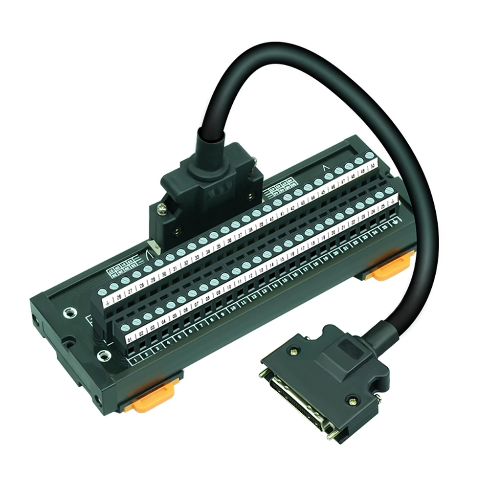 Enlarge HL-SCSI-50P SCSI50 50pin Relay Terminals Adapter Board for Yaskawa/Delta/Panasonic/Mitsubishi Servo CN1 ASD-BM-50A for A2/AB
