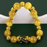 opal strand bracelets thermochromic beads bracelet pixiu good luck wealth feng shui christian chain women girl bracelets