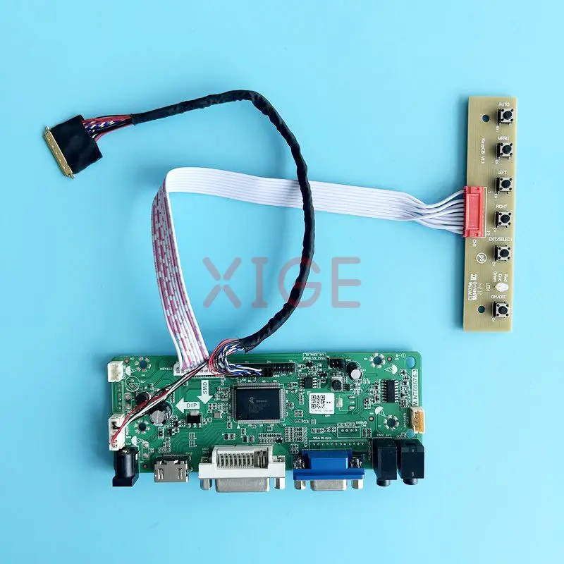 

Controller Board Fit LP156WF1 LP156WF2 LP156WF4 Kit DIY DVI VGA Audio 1920*1080 15.6" 40-Pin LVDS HDMI-Compatible Laptop Monitor