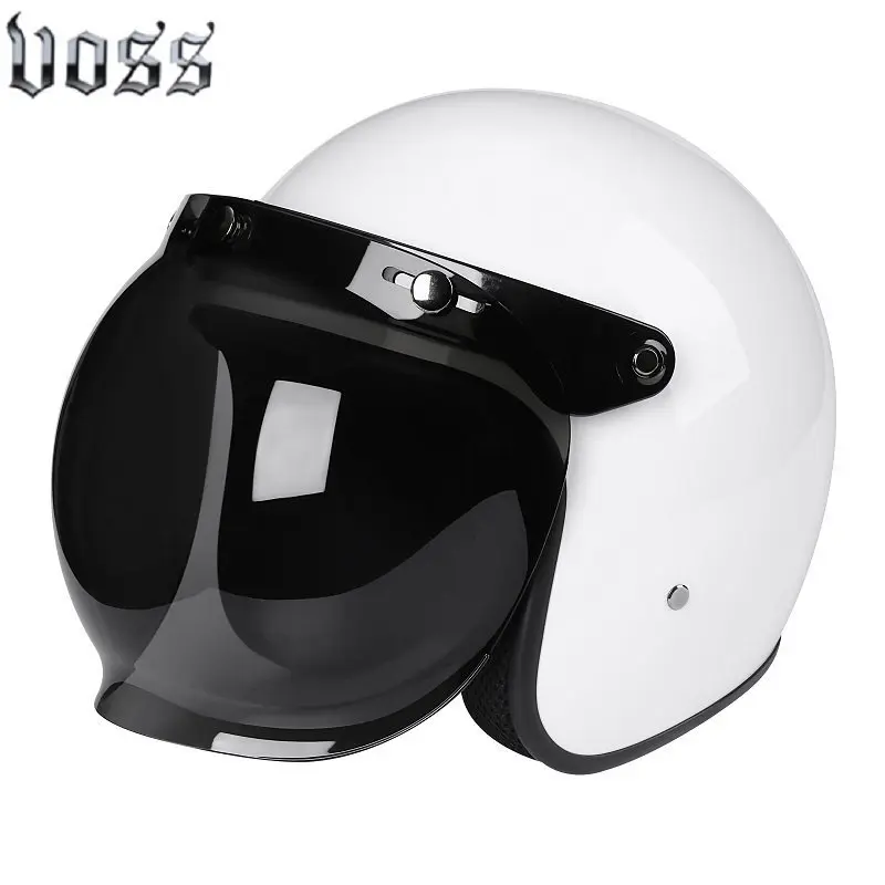 

Vintage 3/4 Motorcycle Helmet Casco Moto Scooter Capacete Moto Open Face Helmet Casco De Moto Motor Bike Casque Dot Certified