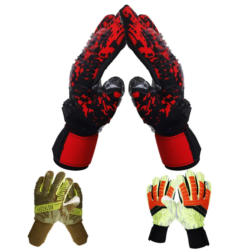 

New Adult Football Professional Goalkeeper Gloves Goalkeeper Gloves Latex Non-slip Breathable Wear-resistant