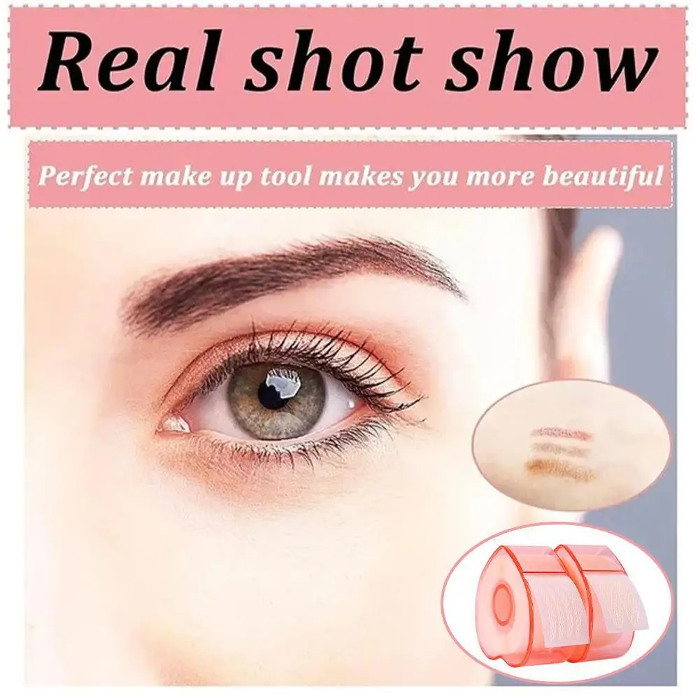 

Heart-Shaped Water Sticky Lace Double Eyelid Sticker Tapes Make Mesh Tape Eyelid Double Invisible Up Sticker Eyeliner Women N1C1